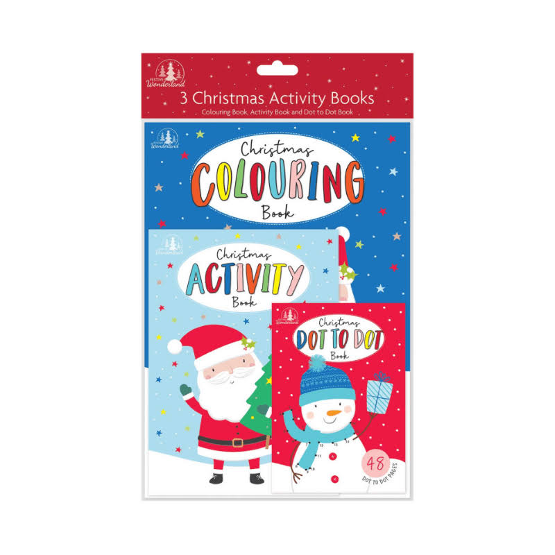 3 Christmas Activity Books