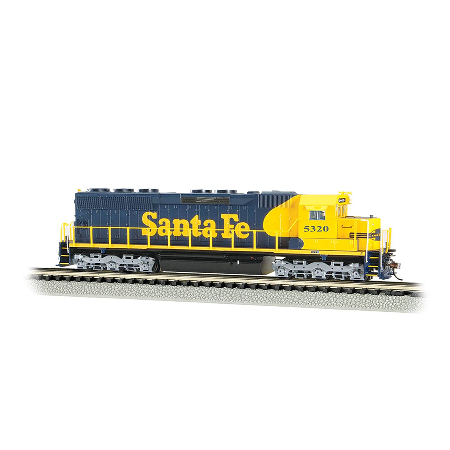 Bachmann Industries Santa FE #5320 EMD SD45 DCC Sound Equipped Diesel Locomotive Train (N Scale)