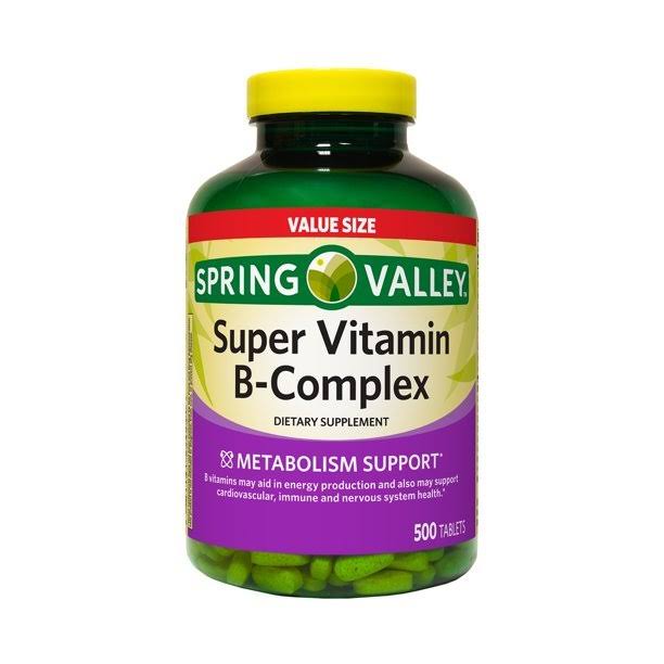 Spring Valley Super Vitamin B Complex Supplement - 500ct