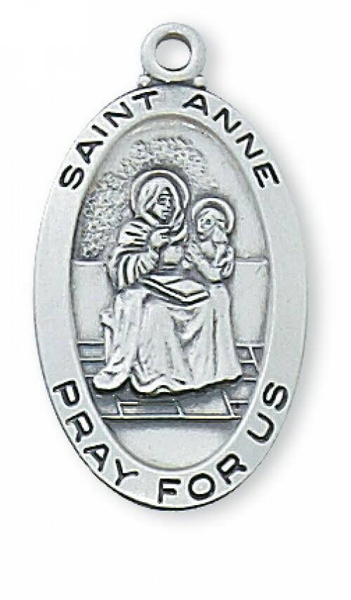 Sterling Silver St. Anne Pendant