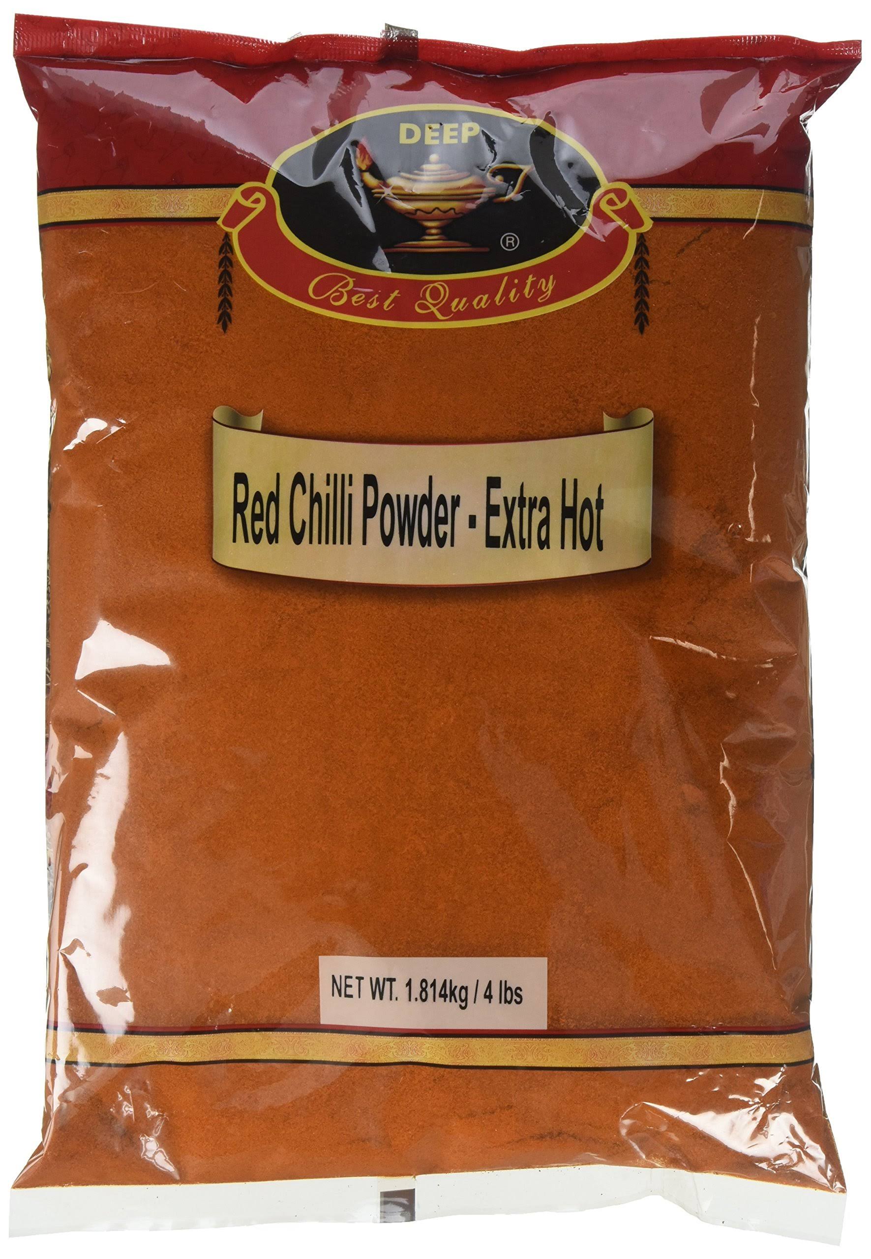 Deep Extra Hot Red Chilli Powder - 4lbs