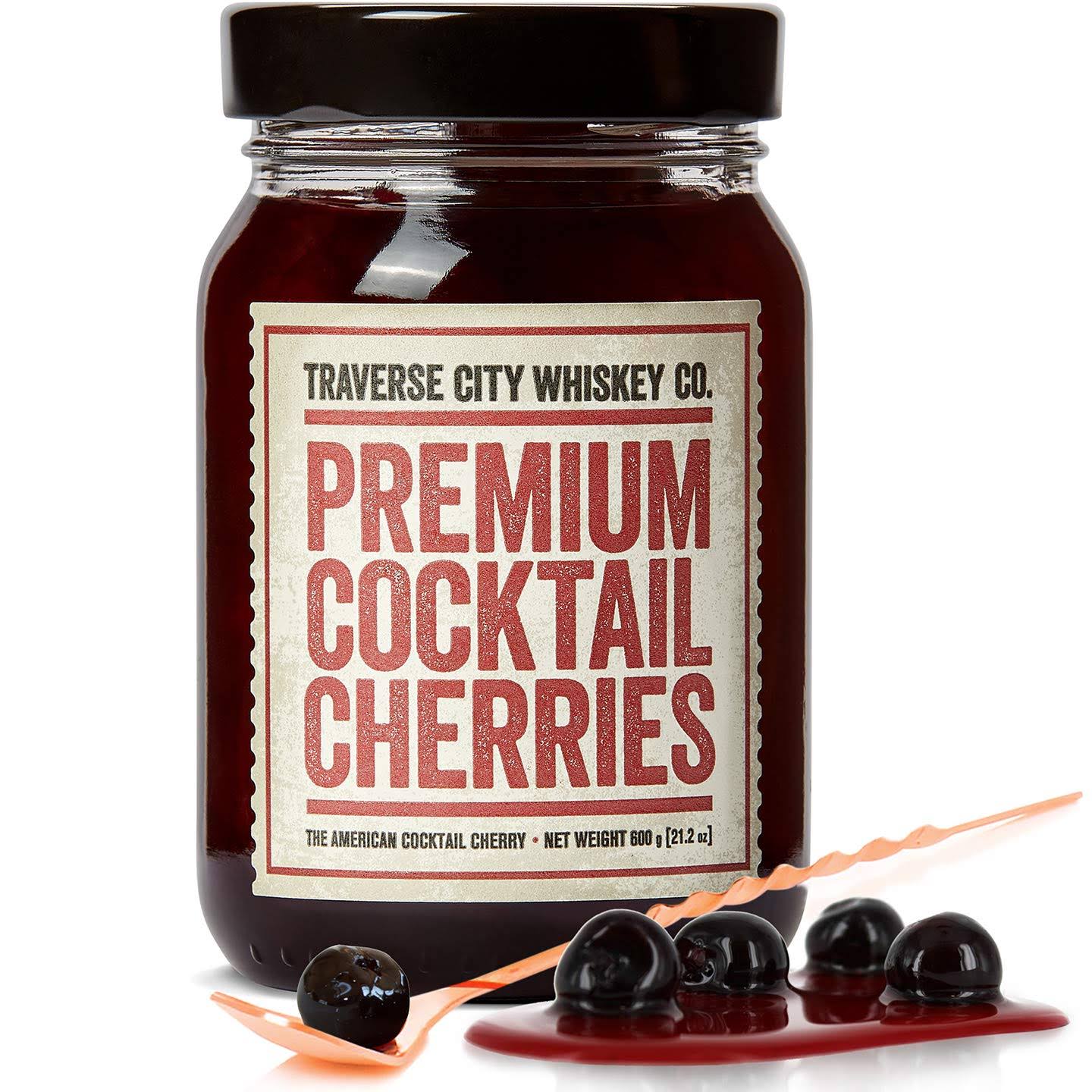 Traverse City Whiskey Co Premium Cocktail Cherries - 600g
