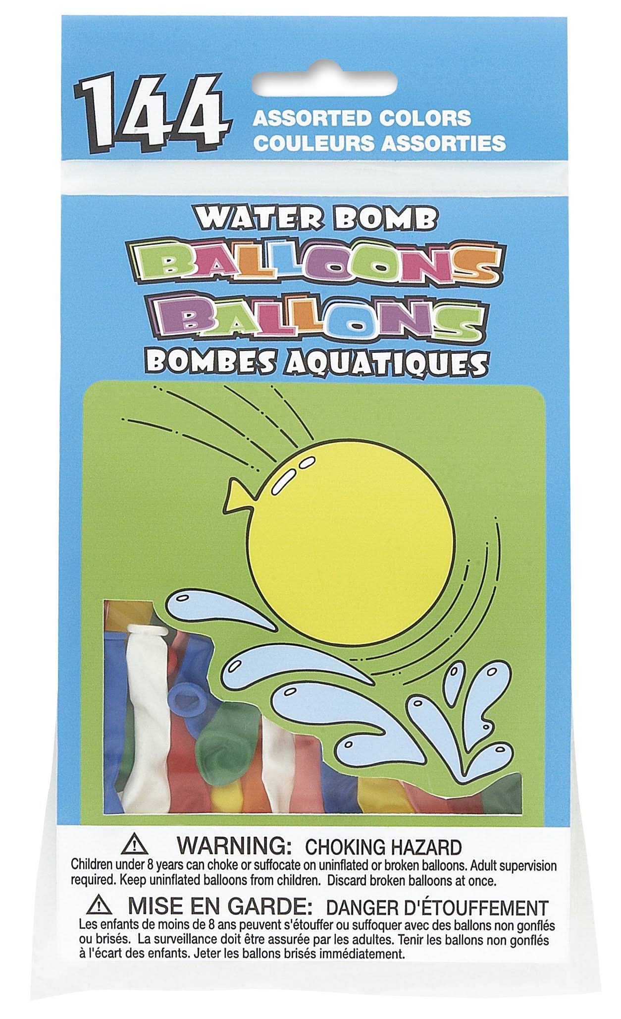 Unique Industries Water Balloons - Assorted, 144ct