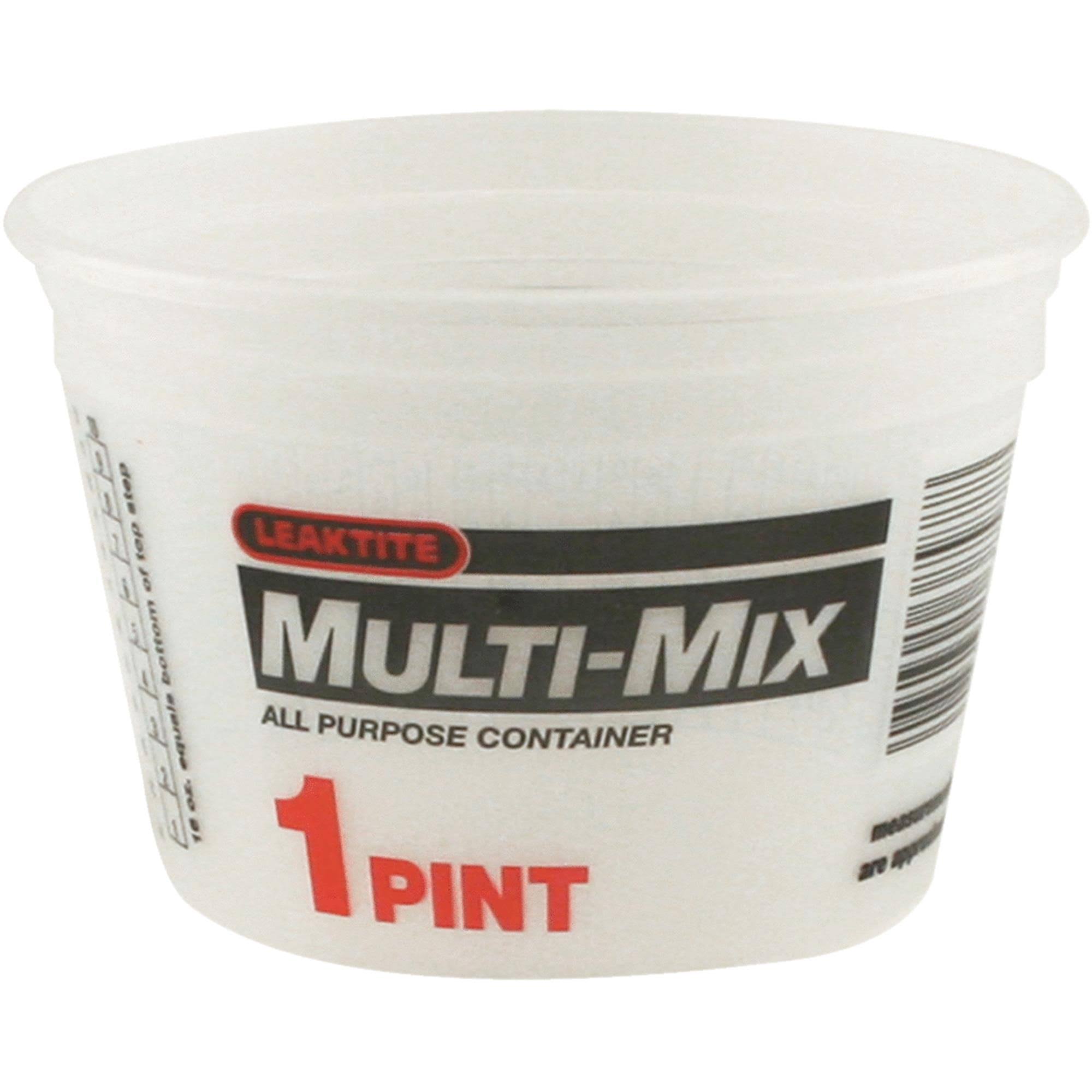 Leaktite Multi-Mix Container - 1 Pint
