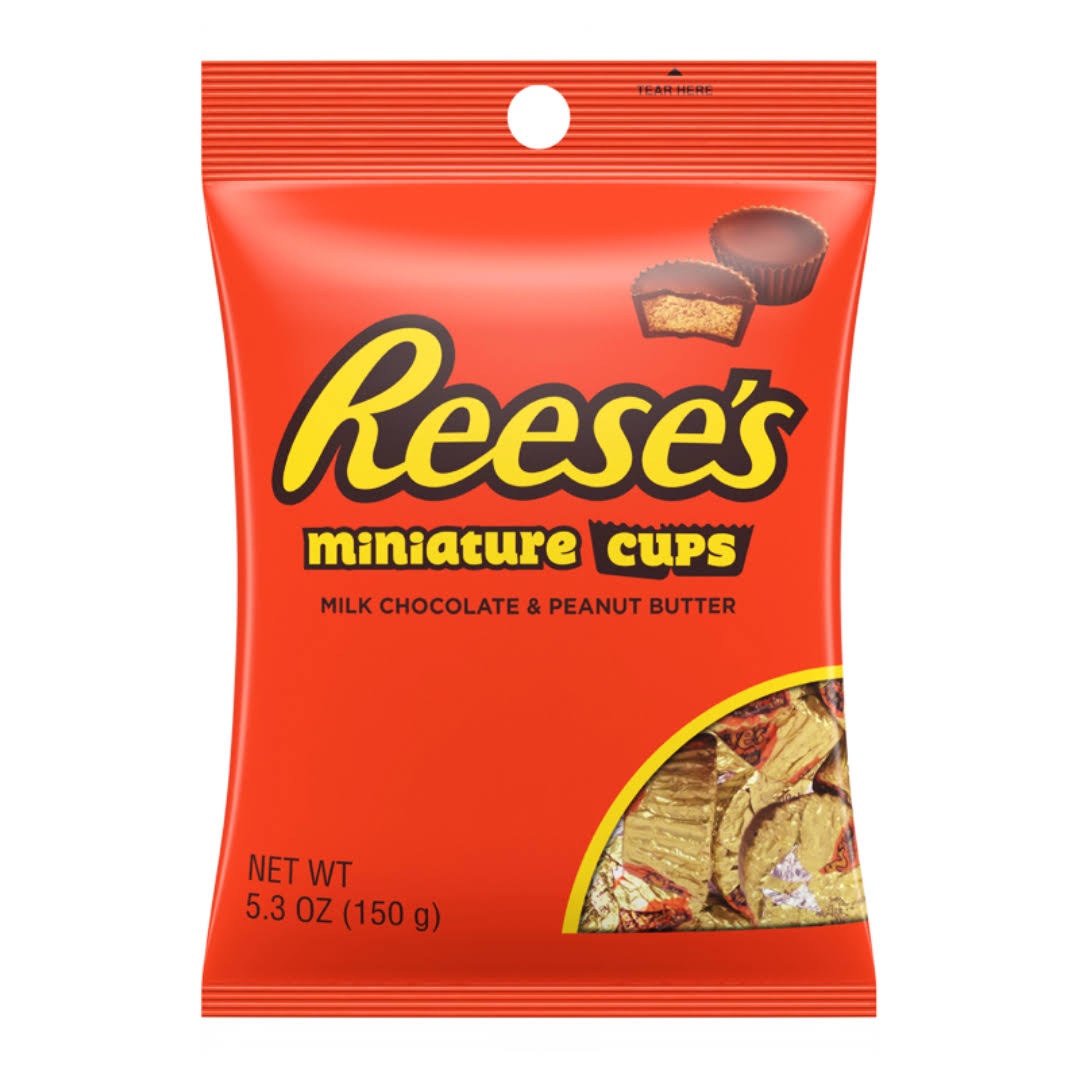 Reese's Milk Chocolate Peanut Butter Cups Miniatures - 5.3oz