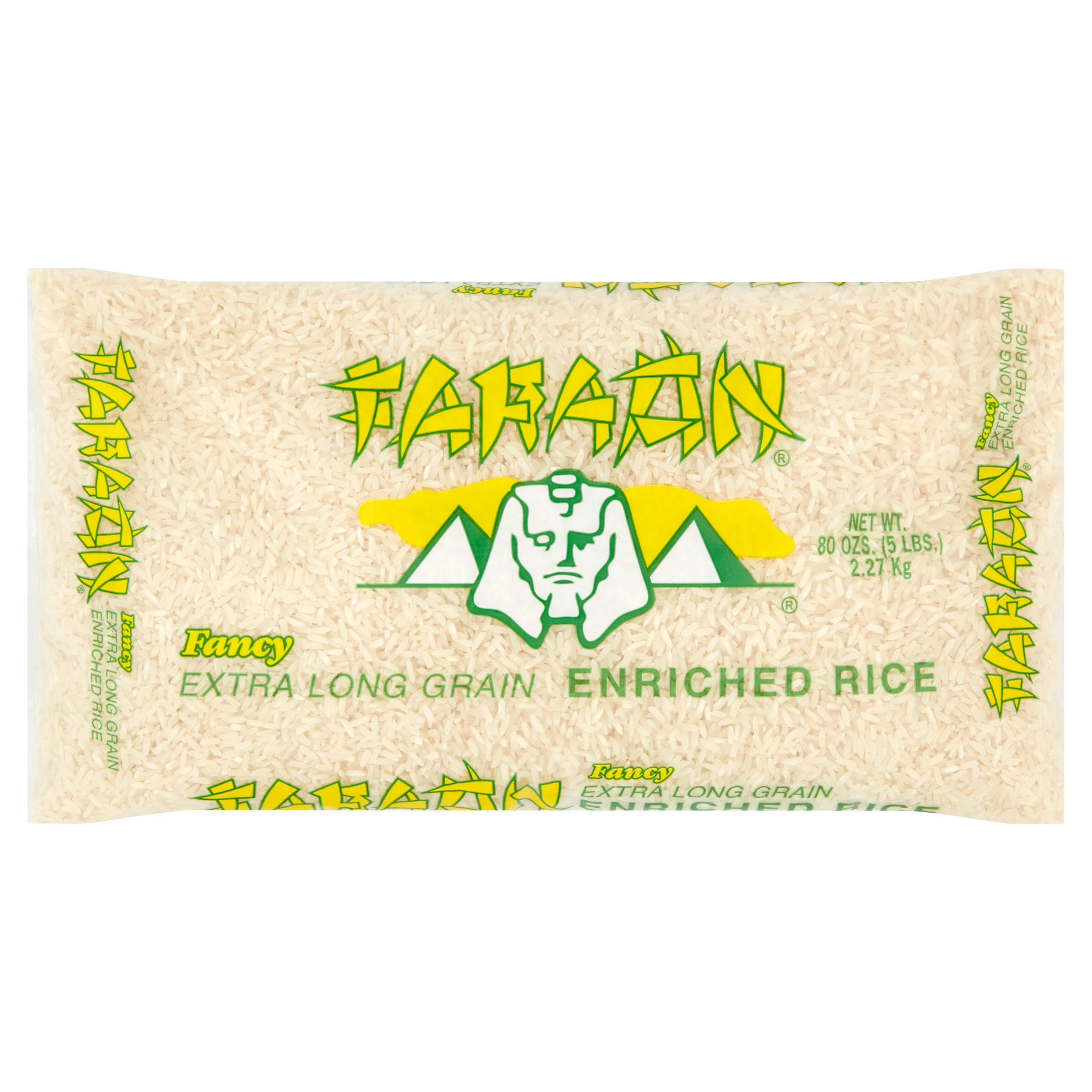 FARAON Fancy Extra Long Grain Enriched Rice - 80 oz