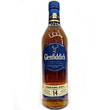 Glenfiddich 14 Year Old Bourbon Reserve Single Malt Scotch Whisky - 750 ml bottle