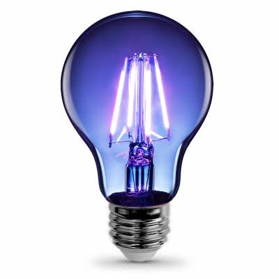 Feit Electric A19 Filament LED Light Bulb - 3.6W, Blue