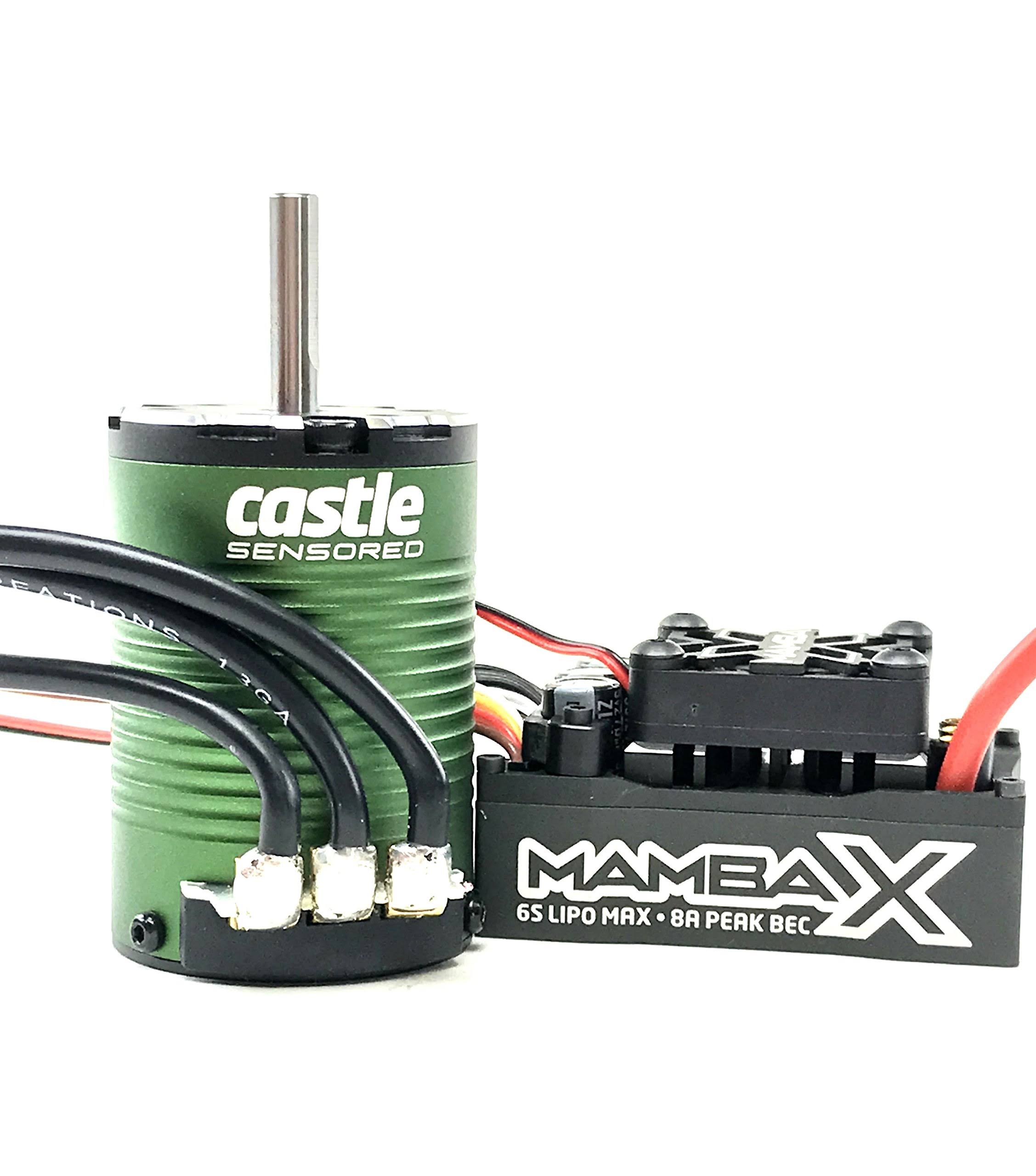 Castle Creations Mamba X SCT Pro Sensored ESC 1410 - 3800kv, 5mm