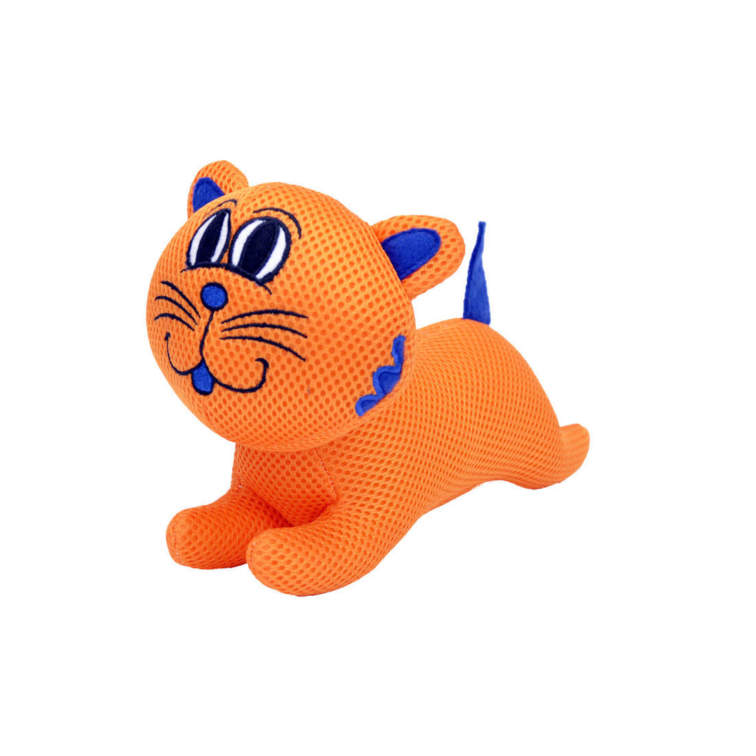 Rascals Mighty Mates Mesh Dog Toy, Calley Cat, 9"