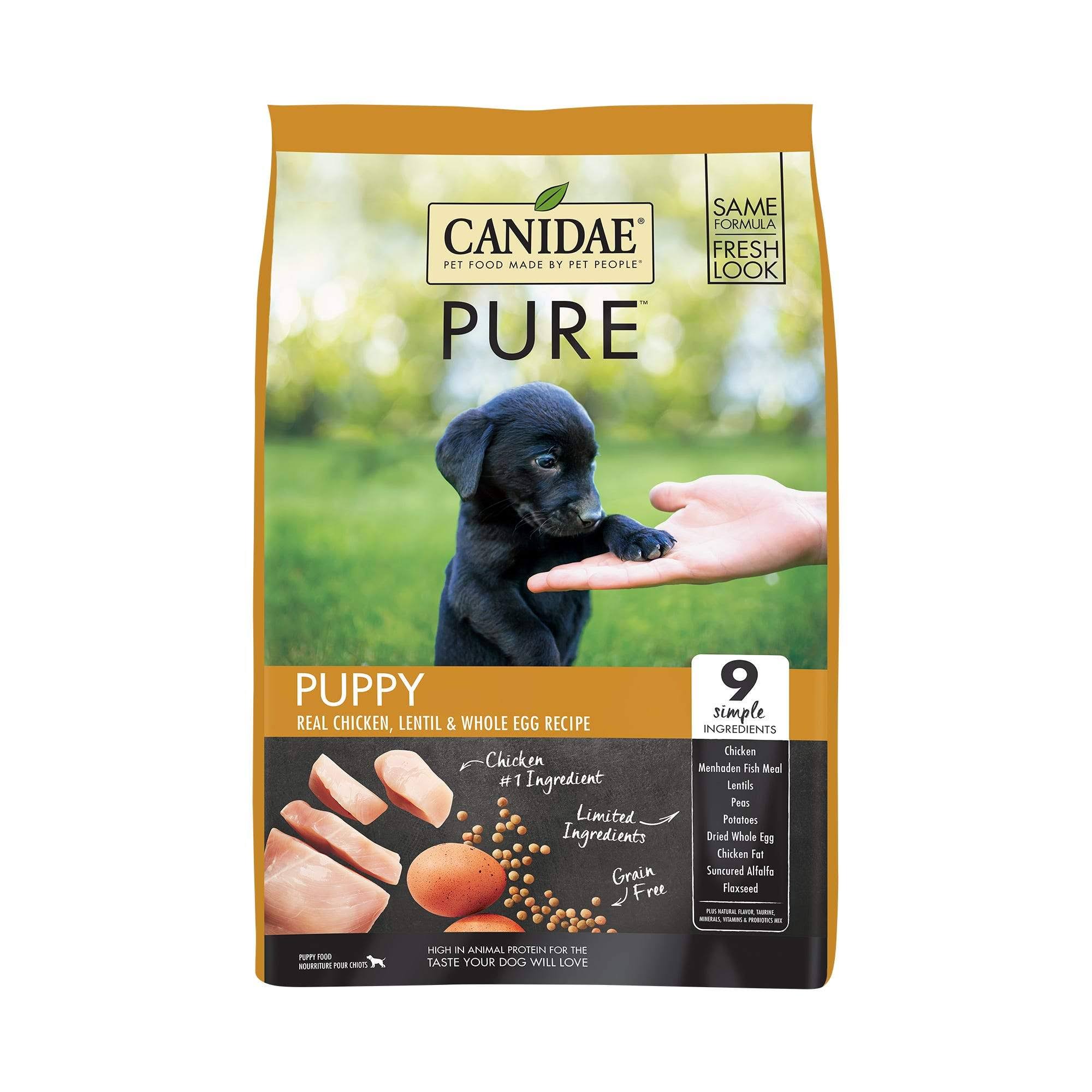 Canidae Grain Free Pure Dry Dog Food - Fresh Chicken for Puppies, 24lbs