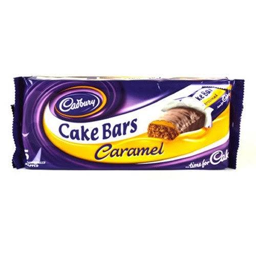 Cadbury Caramel Cake Bars - 5pk