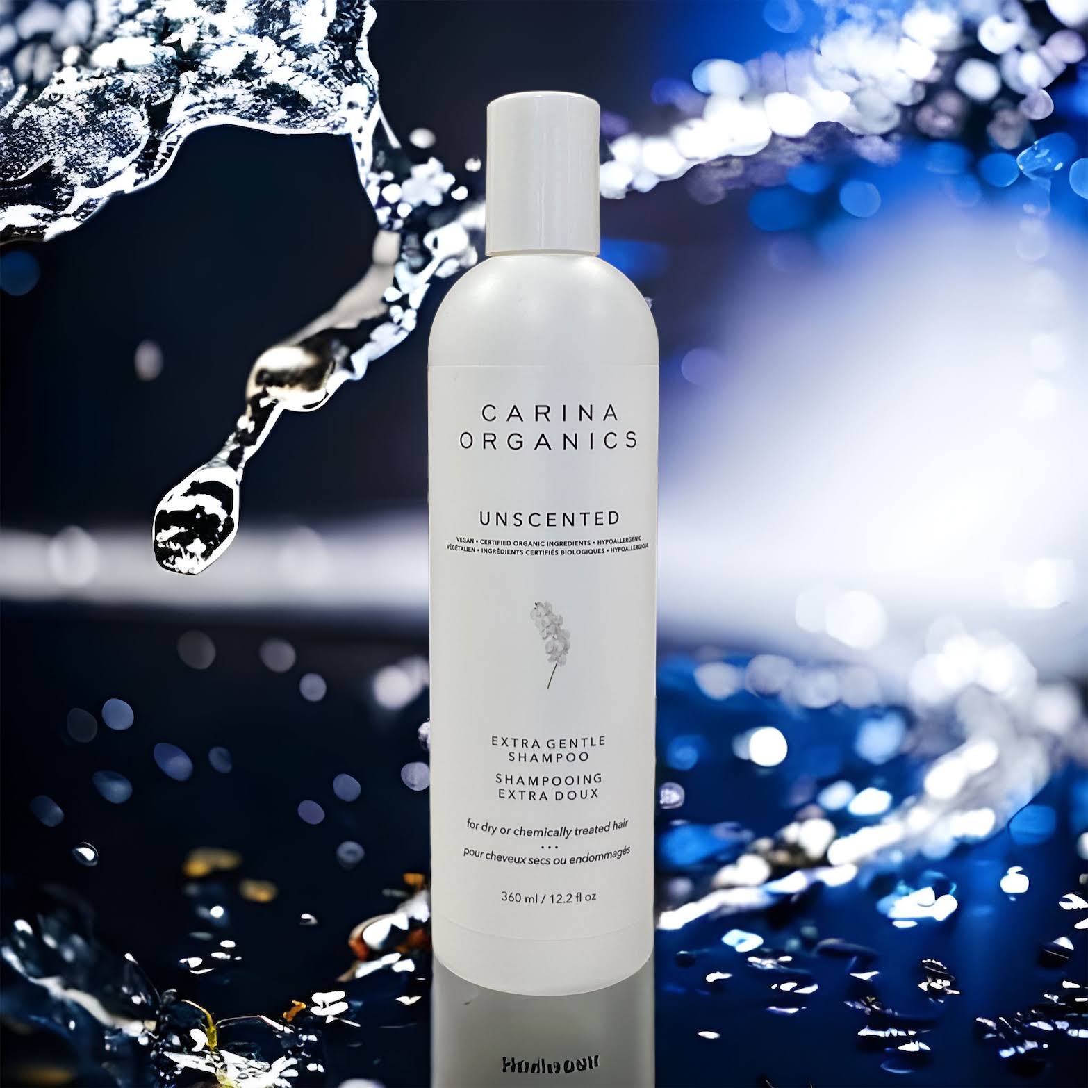 Carina Organics Extra Gentle Shampoo - Unscented, 360ml