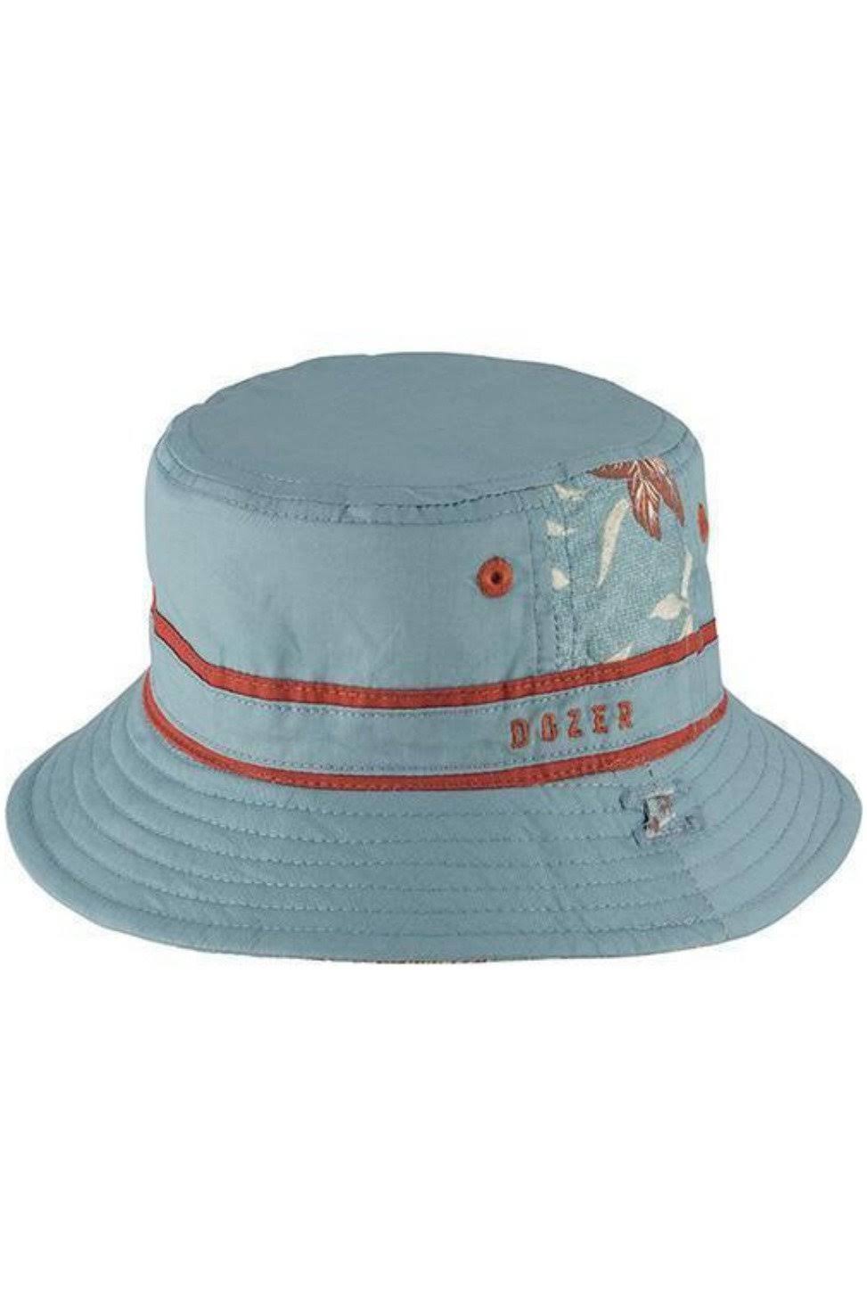 Dozer - Baby Bucket Hat - Broden Blue Cotton Small (0-12m)