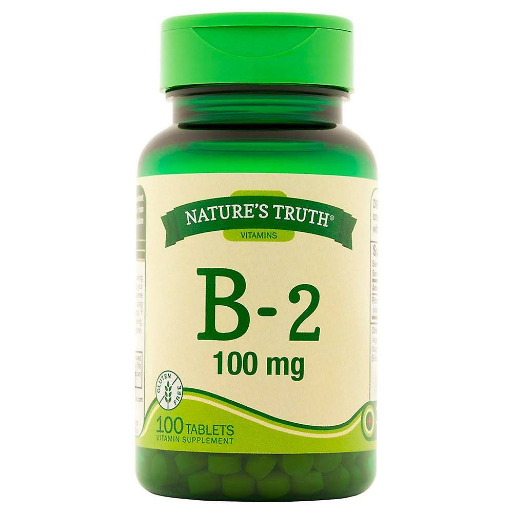 Nature's Truth Vitamin B-2 Dietary Supplement - 100mg, 100 Tablets