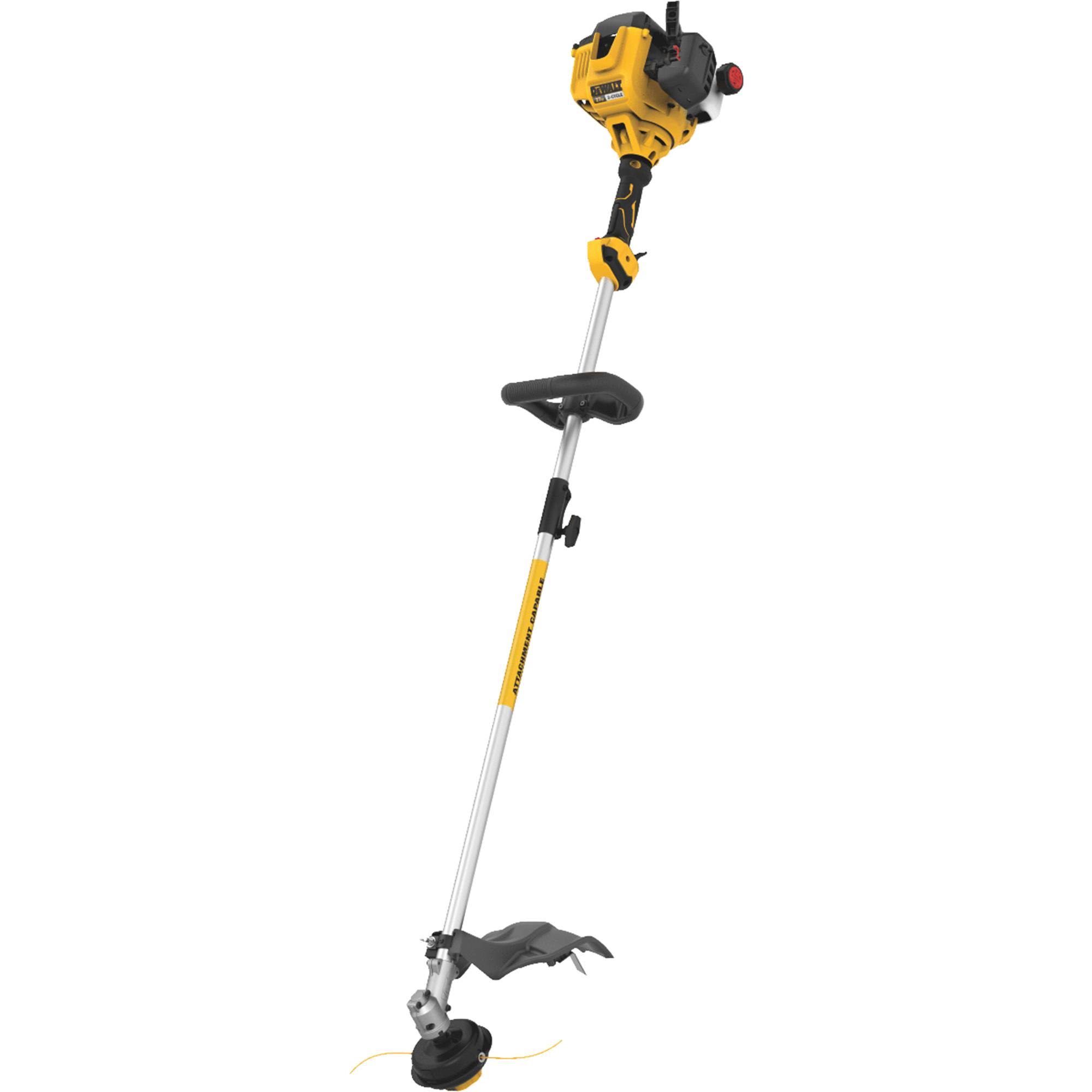 DeWalt 27cc 2-Cycle GAS Straight Shaft String Trimmer with Attachment Capability
