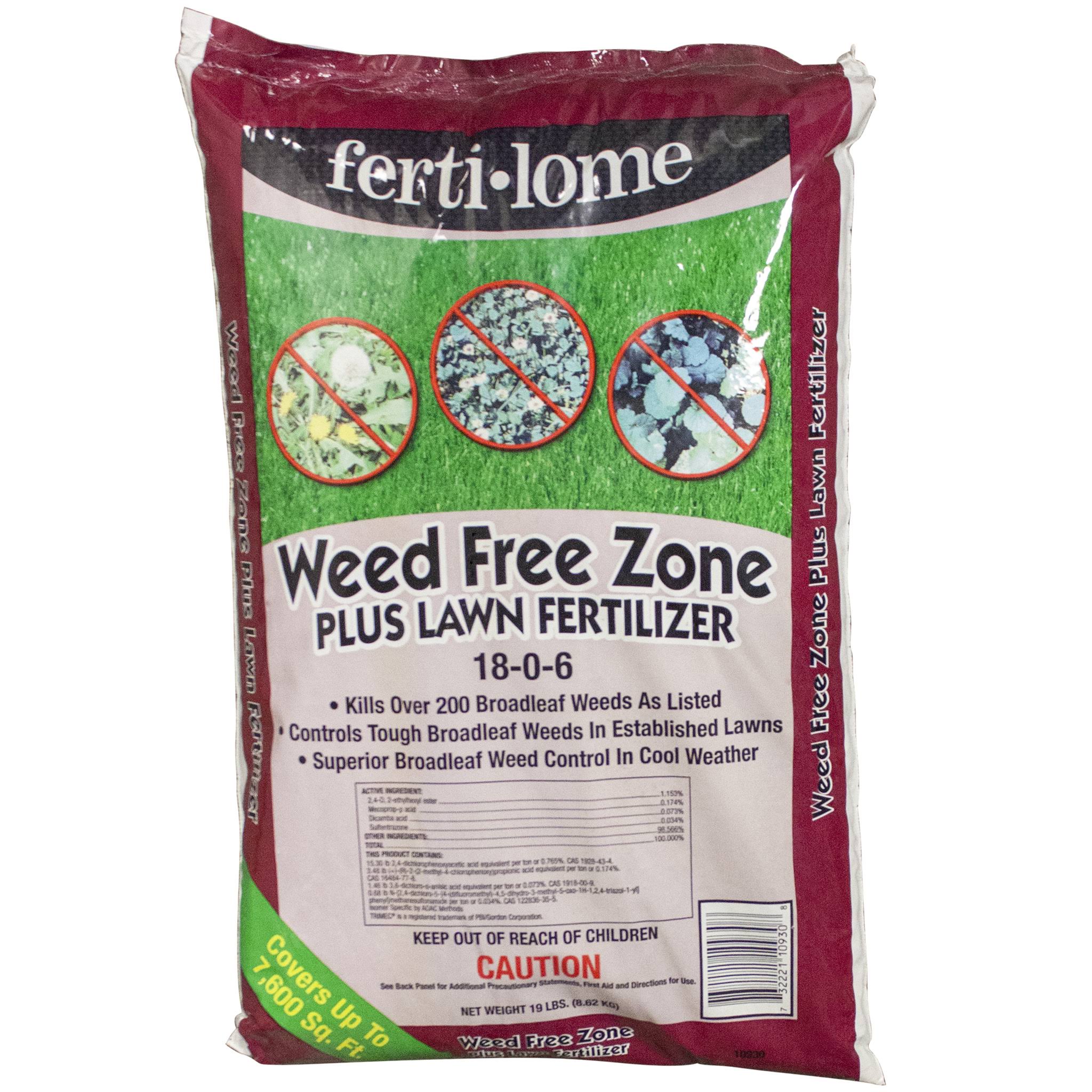 19-lb Weed Free Zone Plus Lawn Fertilizer 18-0-6