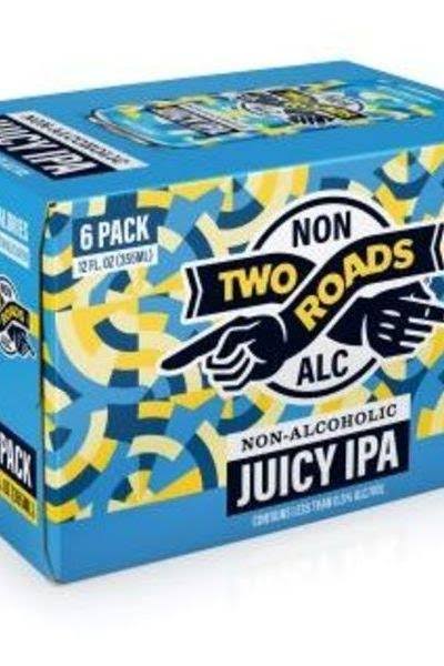 Two Roads Brewing Non Alcoholic Juicy IPA (6x 12oz cans)