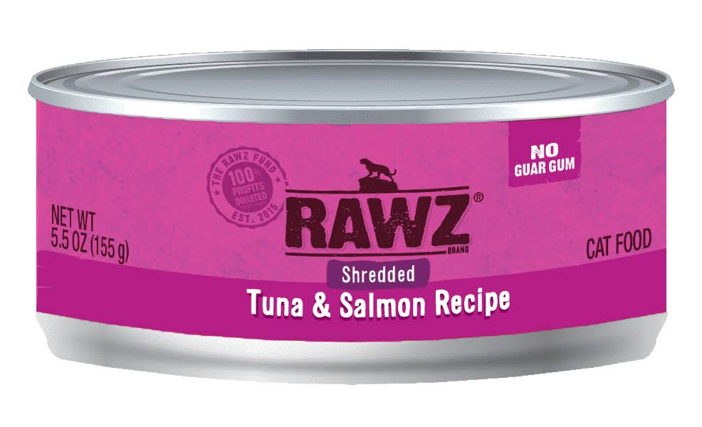 RAWZ Cat Shredded Tuna & Salmon 24/5.5 oz.