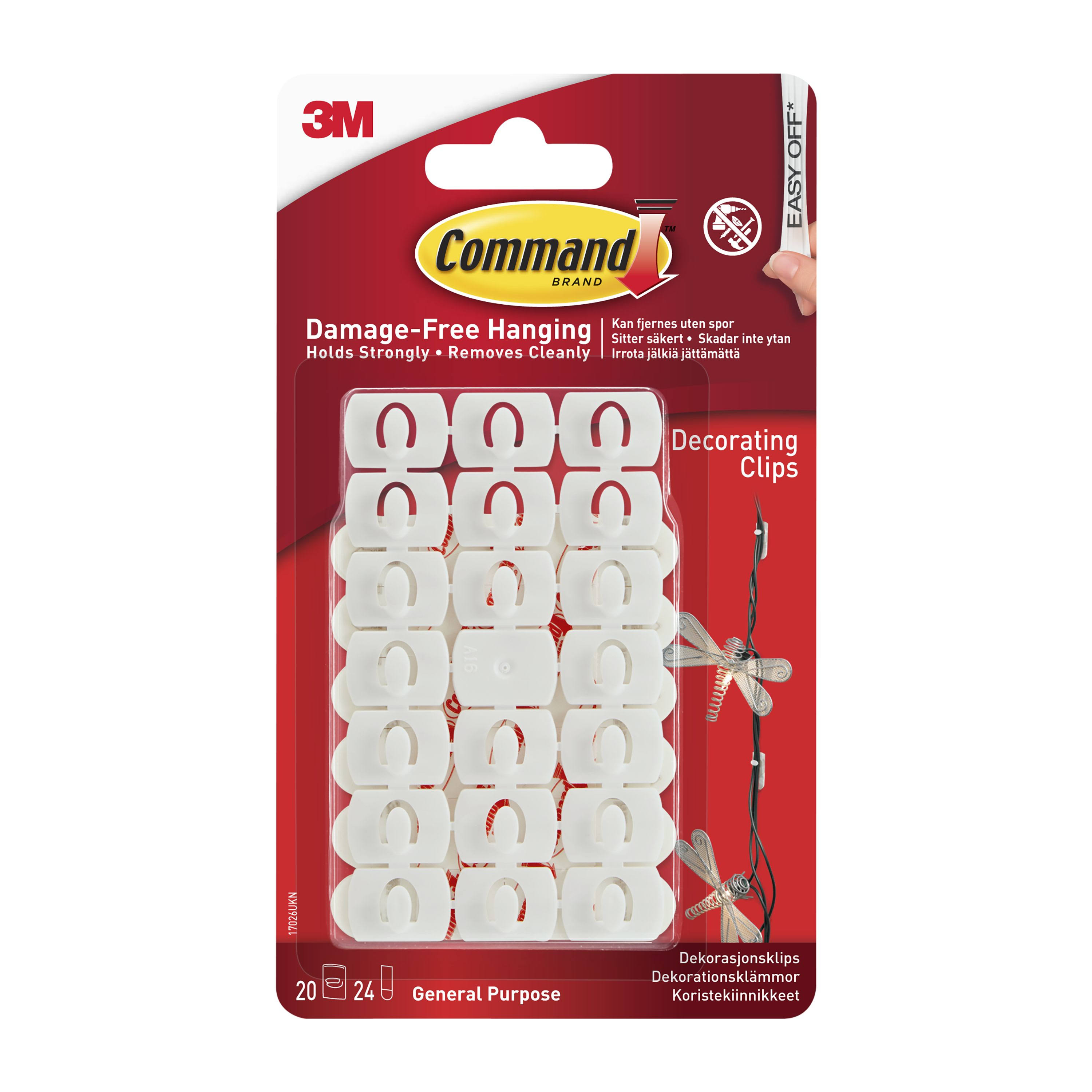 3M Command Brand Decorating Clips