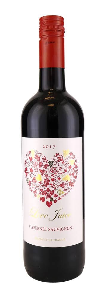Love Juice Cabernet Sauvignon French 2017 Red Wine (750 ml)