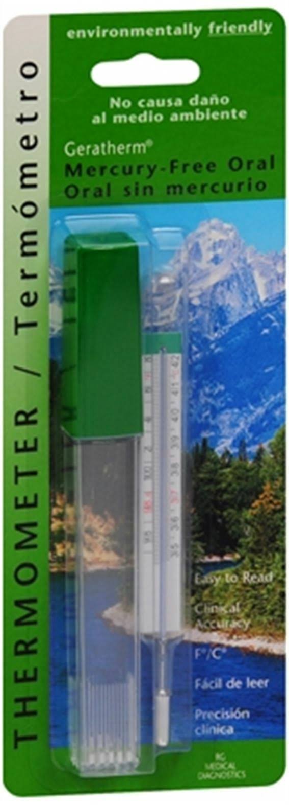 Geratherm Thermometer Oral Mercury Free - 1 count