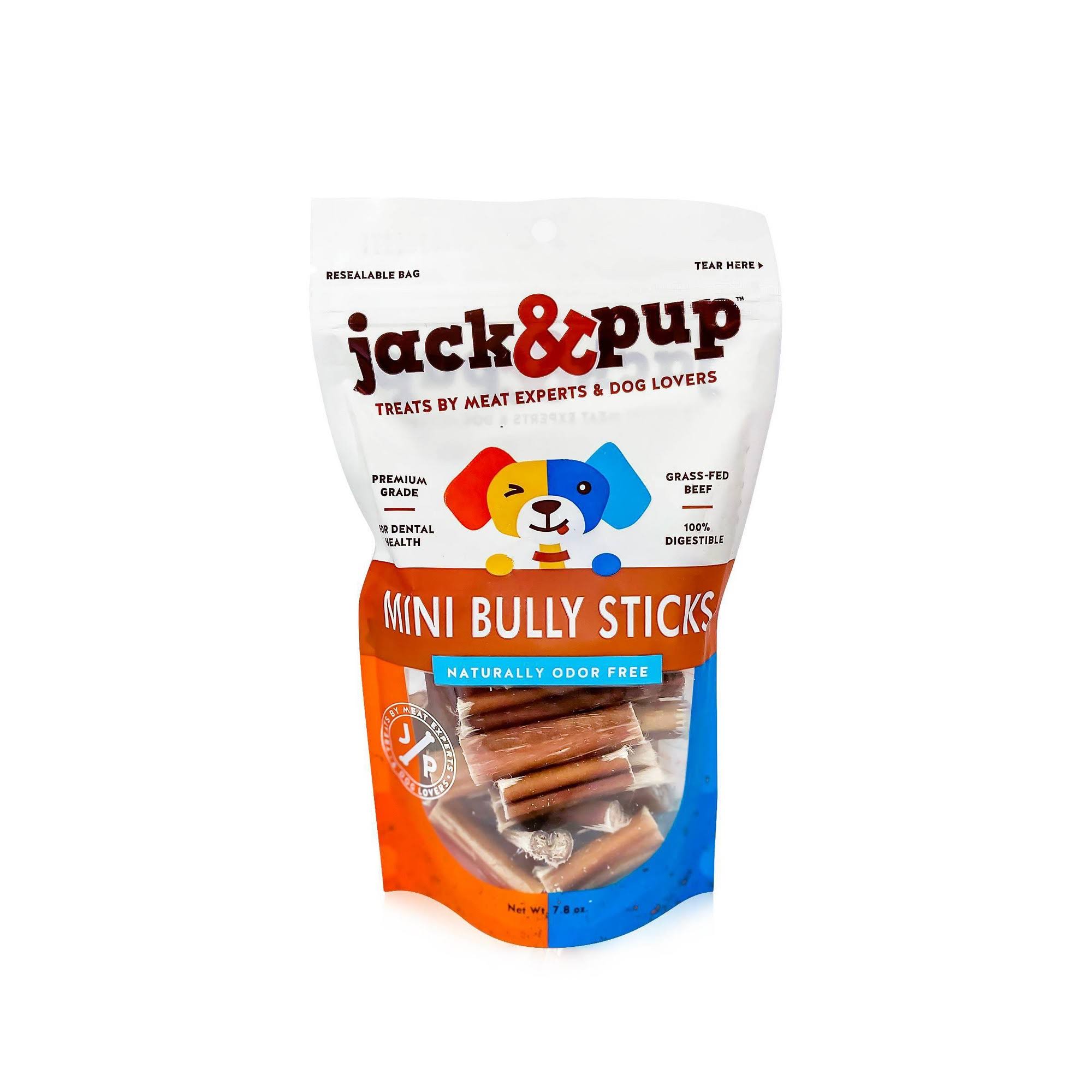 Jack & Pup Mini Bully Sticks 7.8 oz Bag