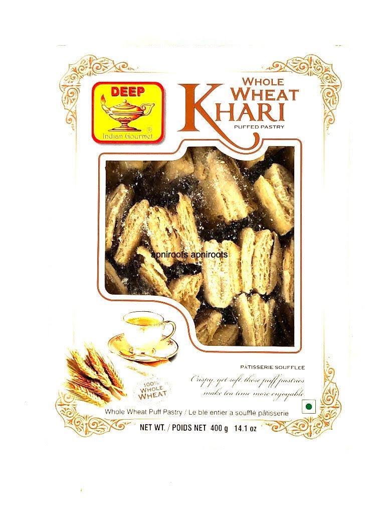Deep Whole Wheat Khari Puffed Pastry - 400g
