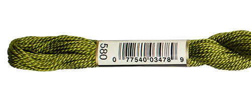 DMC Pearl Cotton Skein Size 5 27.3yd Dark Moss Green