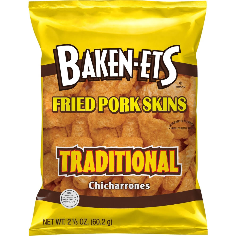 Baken-Ets Fried Pork Skins Traditional 2.125 oz