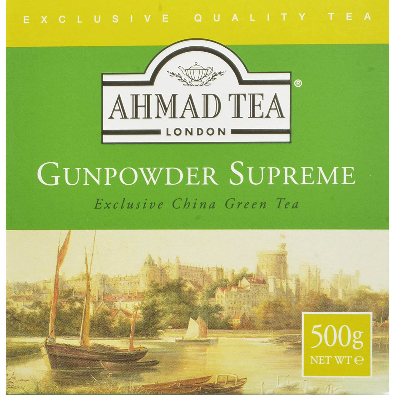 Ahmad Tea Gunpowder Supreme Tea (China Green Tea) 500g
