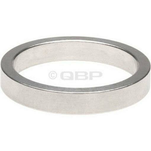 Wheels Manufacturing Headset Spacer - Silver, Bag of 10, 5mm x 1"