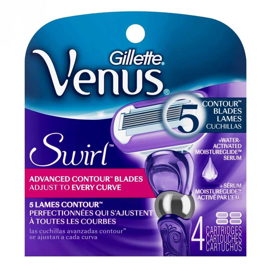 Gillette Venus Swirl Cartridges - 4 Pack