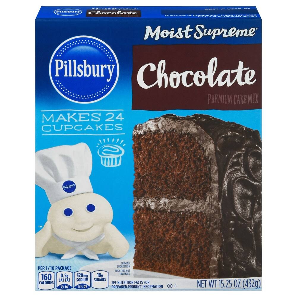 Pillsbury Moist Supreme Chocolate Premium Cake Mix 15.25oz