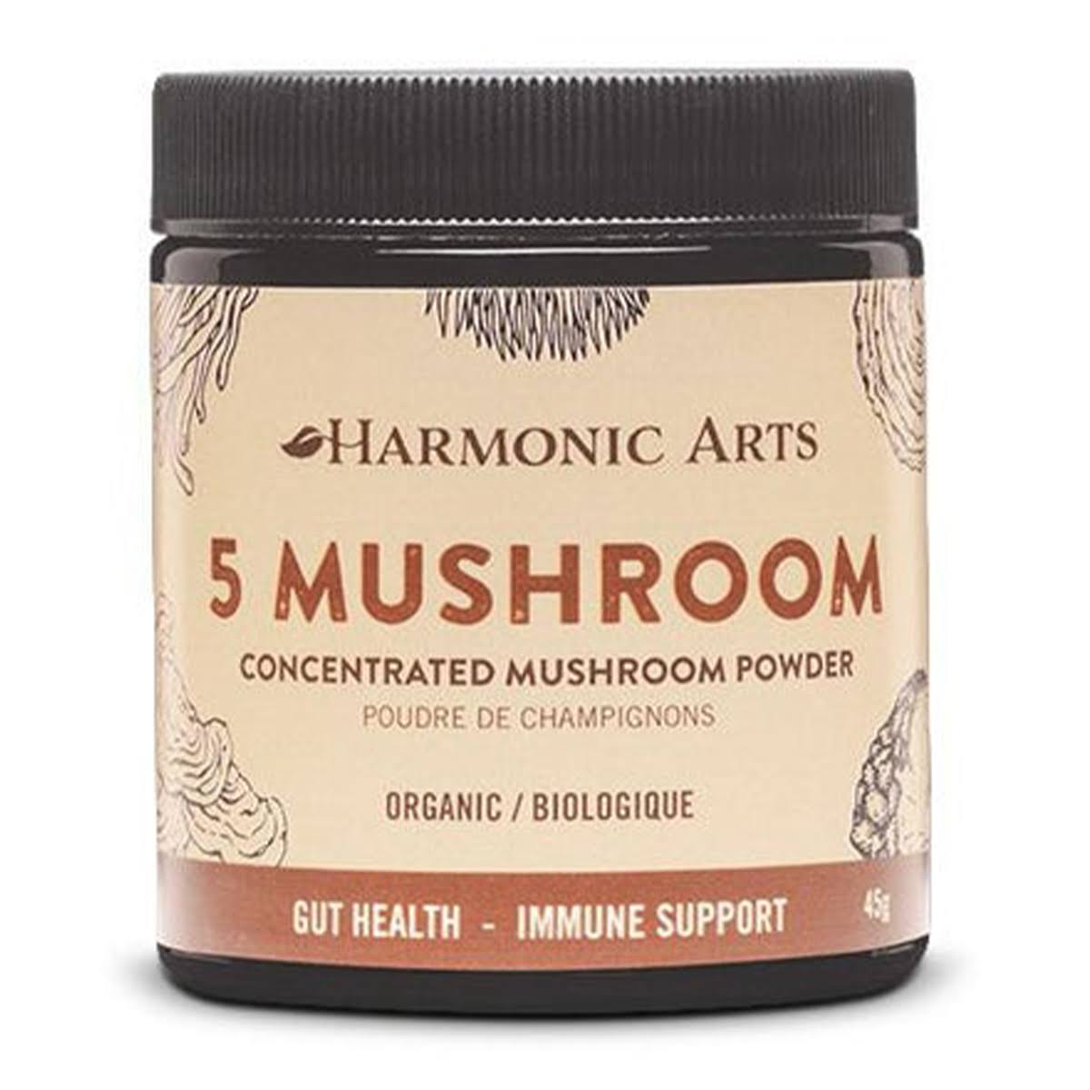5 Mushroom Concentrated Mushroom Powder (Formerly Dual Extracted) - 45g