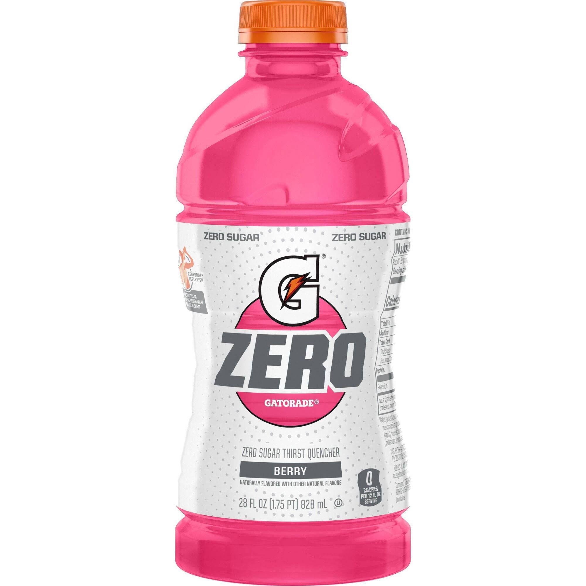 Gatorade Zero Thirst Quencher, Zero Sugar, Berry - 28 fl oz