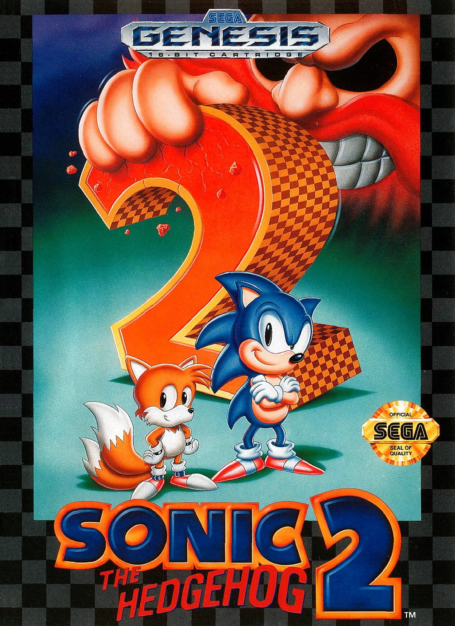 Sonic The Hedgehog 2 - Sega Genesis