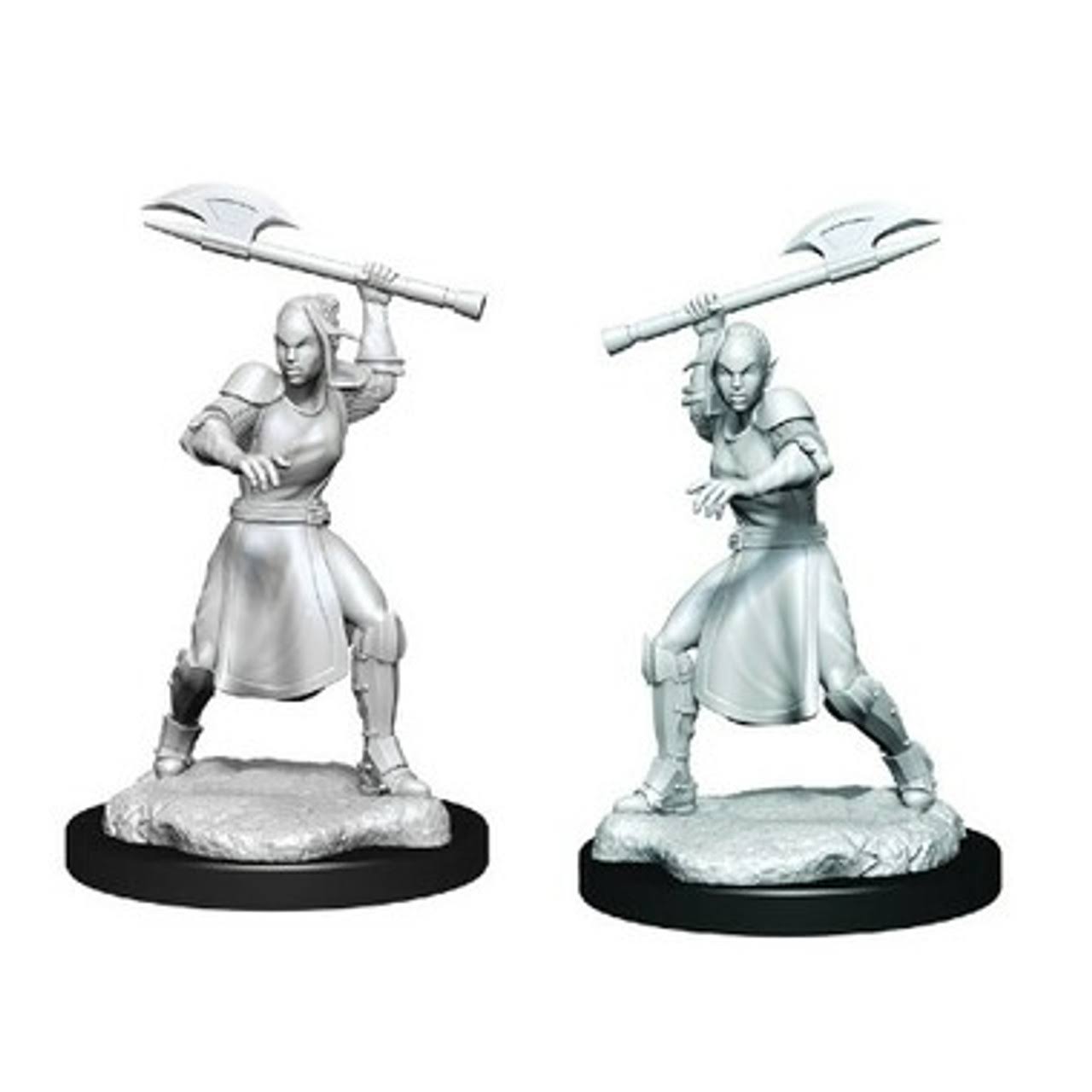Critical Role Unpainted Miniatures Half-Elf Echo Knight And Echo Female