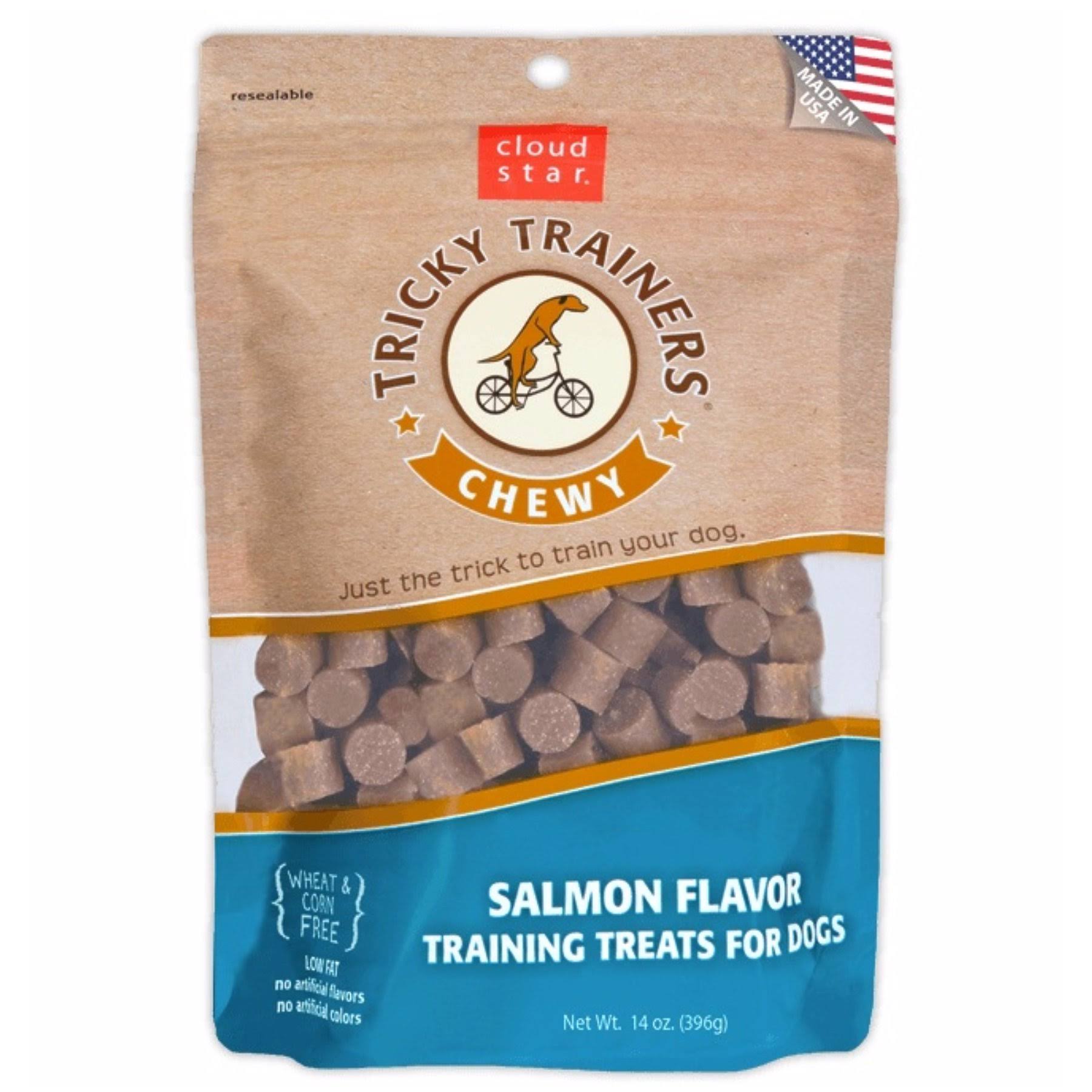 Cloud Star Tricky Trainers Chewy Treats - Salmon, 397g