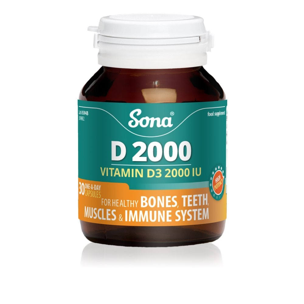 Sona Vitamin D2000 30 Capsules