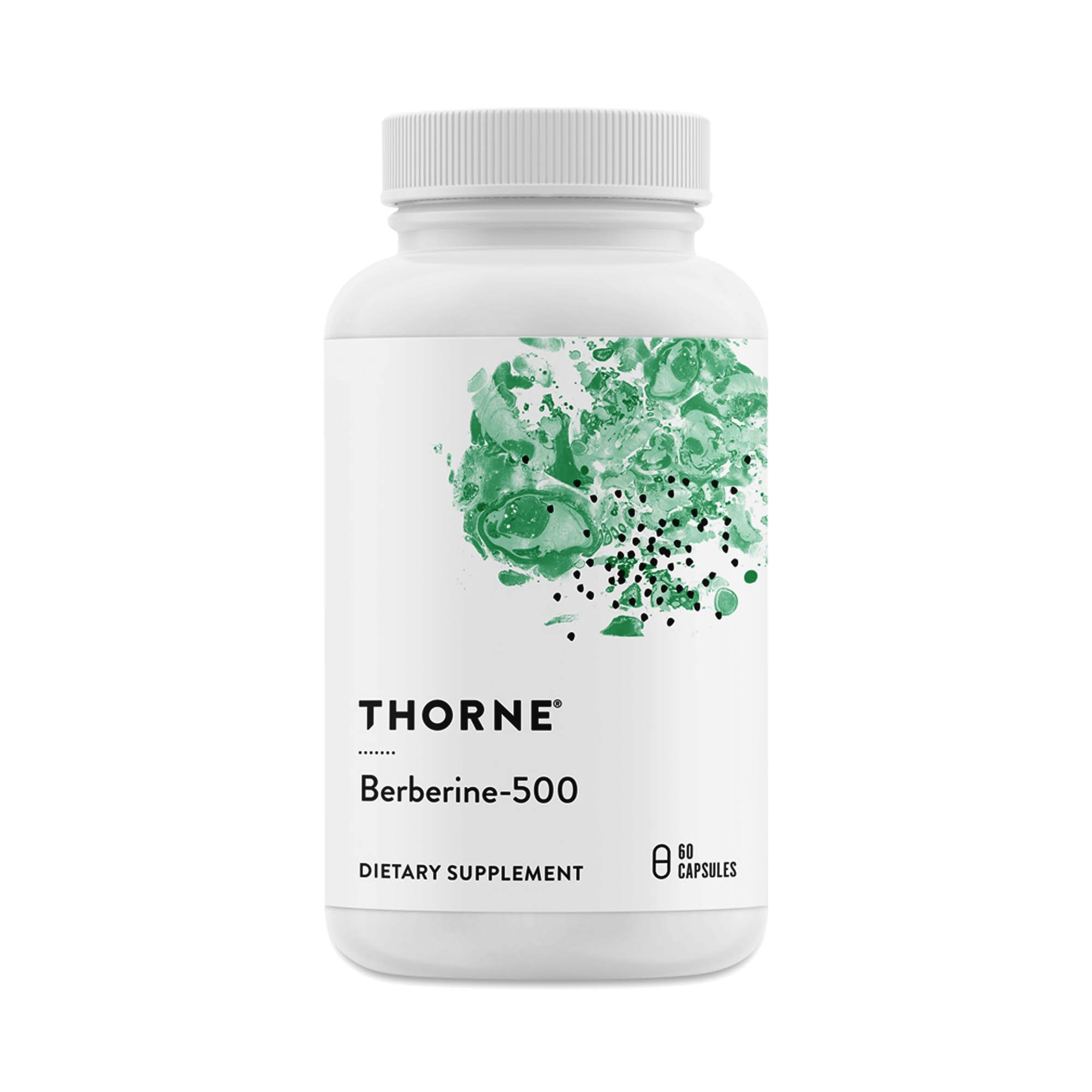 Thorne Research Berberine-500 - 60 Vegetarian Capsules