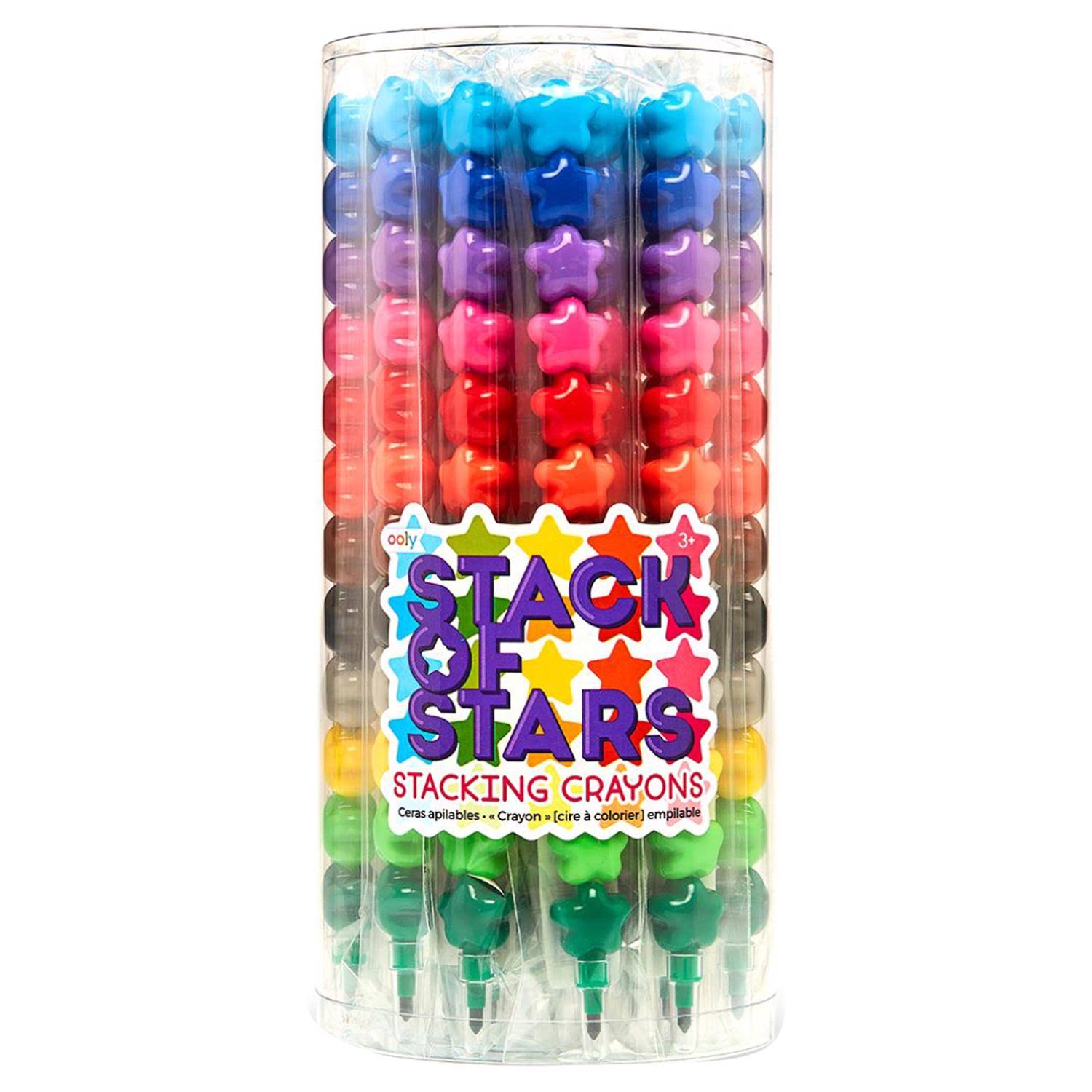OOLY Stack of Stars Stacking Crayons