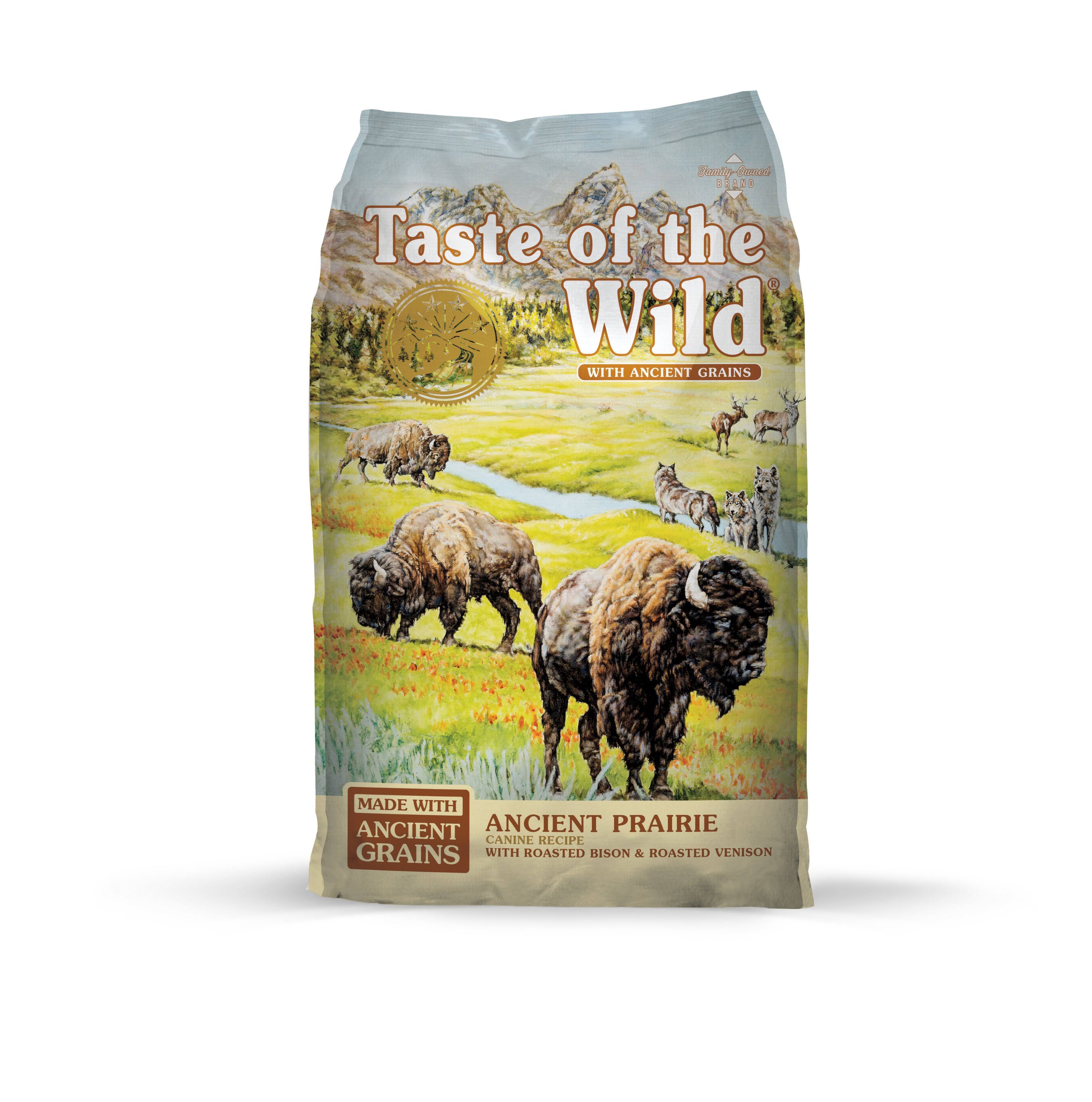 Taste of The Wild Ancient Prairie with Ancient Grains Dry Dog Food - 28 lbs.