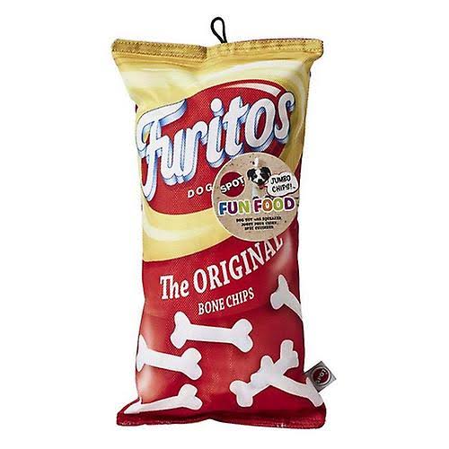 Spot Spot Fun Food Furitos Chips Plush Dog Toy, 1 count