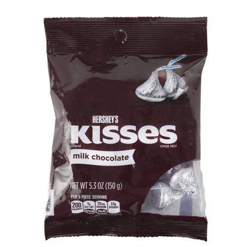 Hersheys Kisses Milk Chocolate - 5.3 oz