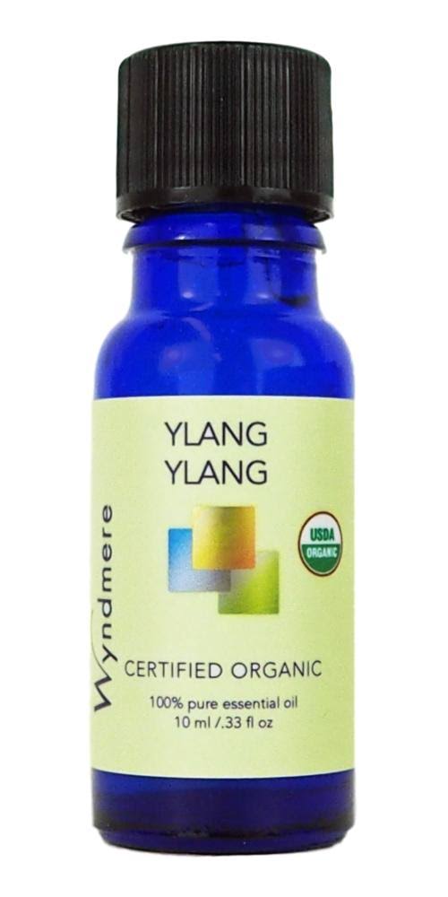 Wyndmere Naturals Organic Ylang Ylang Essential Oil, 10 ml