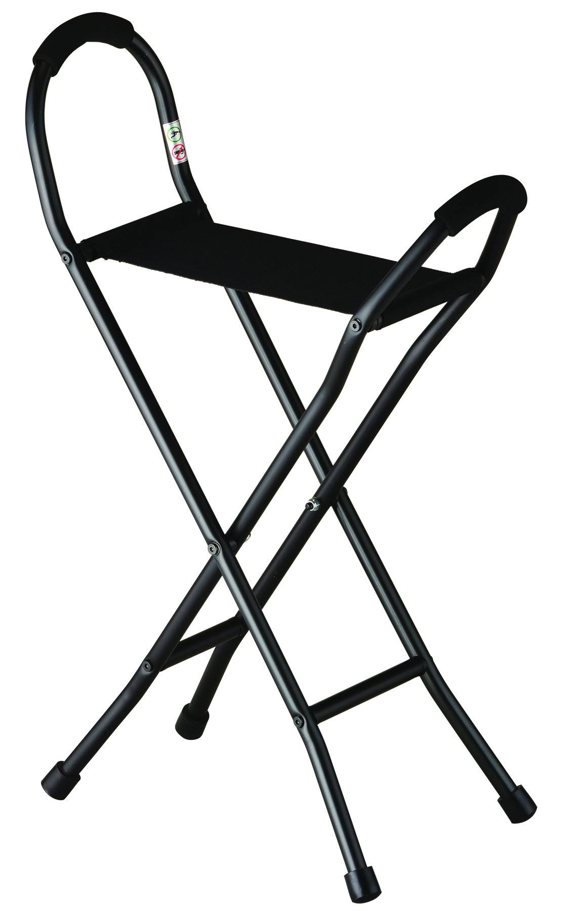 NOVA Sling Seat Folding Cane, Travel Cane with Sling Seat, Portable Sl