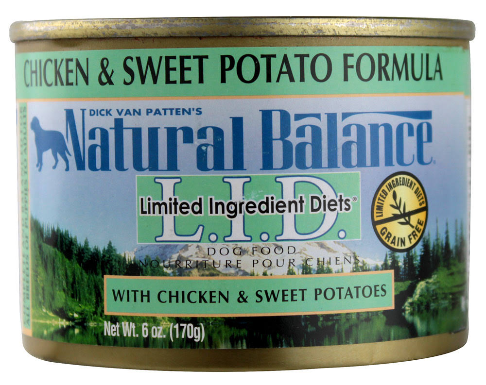 Natural Balance Limited Ingredient Diets Canned Wet Dog Food - Chicken and Sweet Potato Formula, 6oz