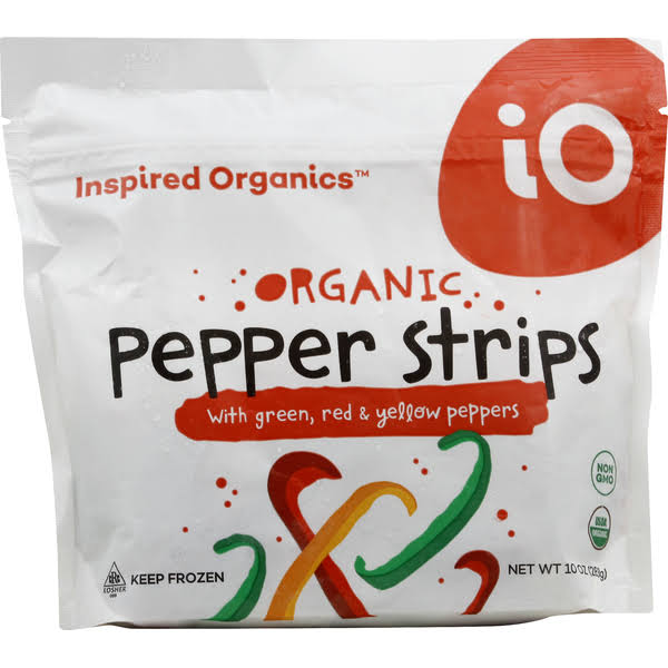 Inspired Organics Pepper Strips, Organic - 10 oz