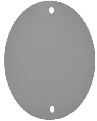 Hubbell Electrical Products RBC-4 Weatherproof Round Blank Cover - Gray